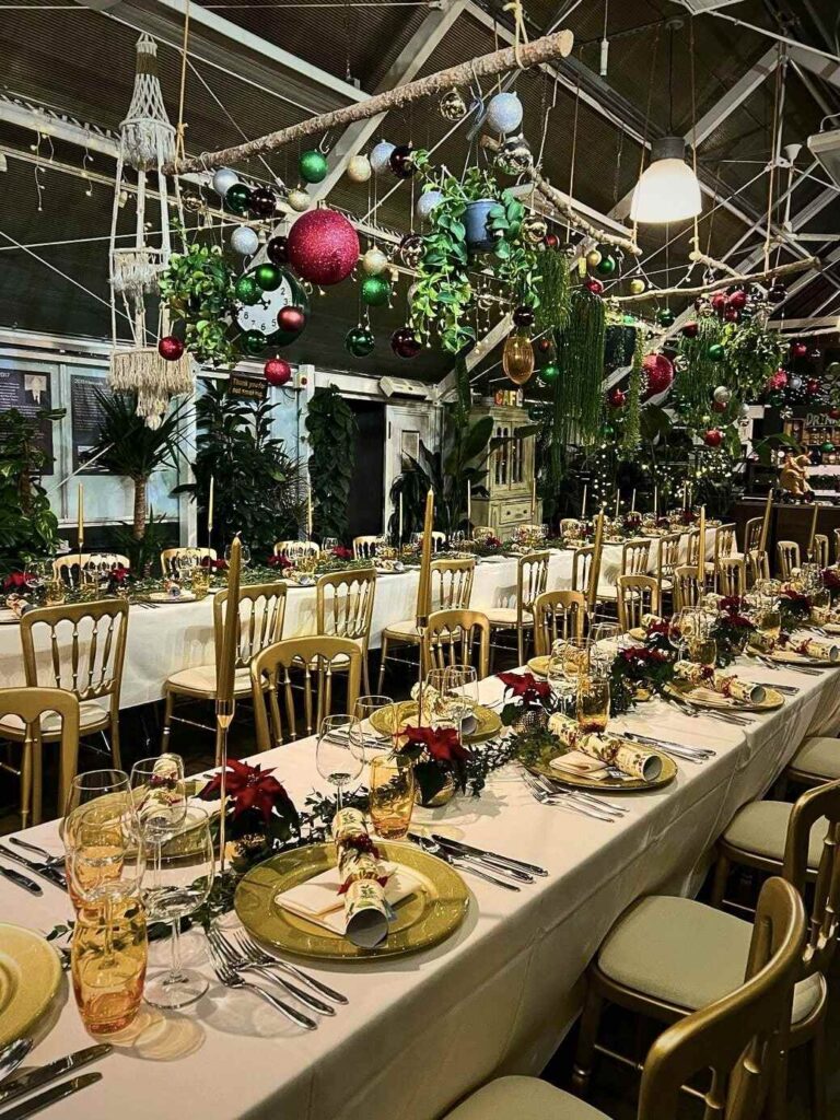 Lisson Gallery Christmas party at Clifton Nurseries