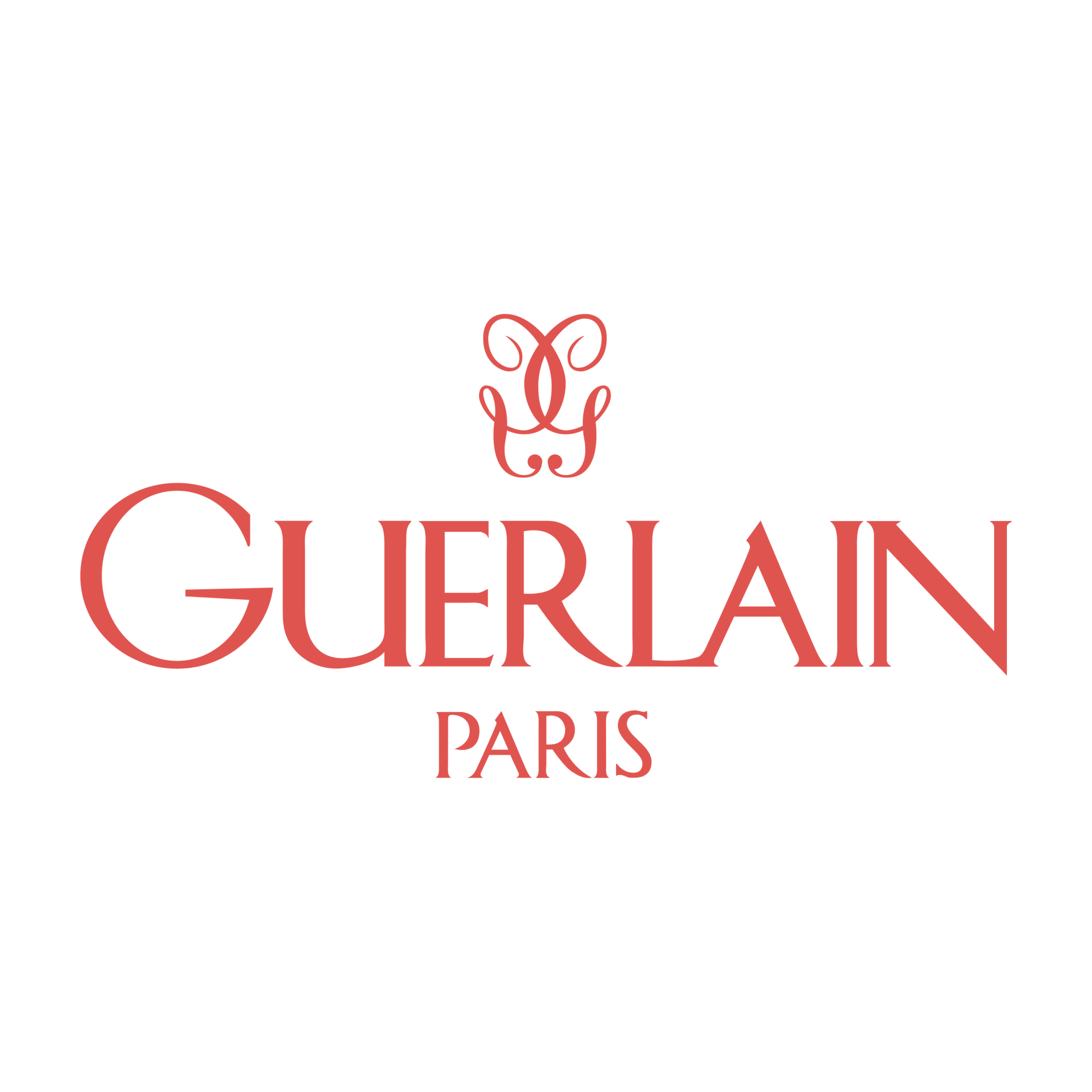 Guerlain Paris logo in red
