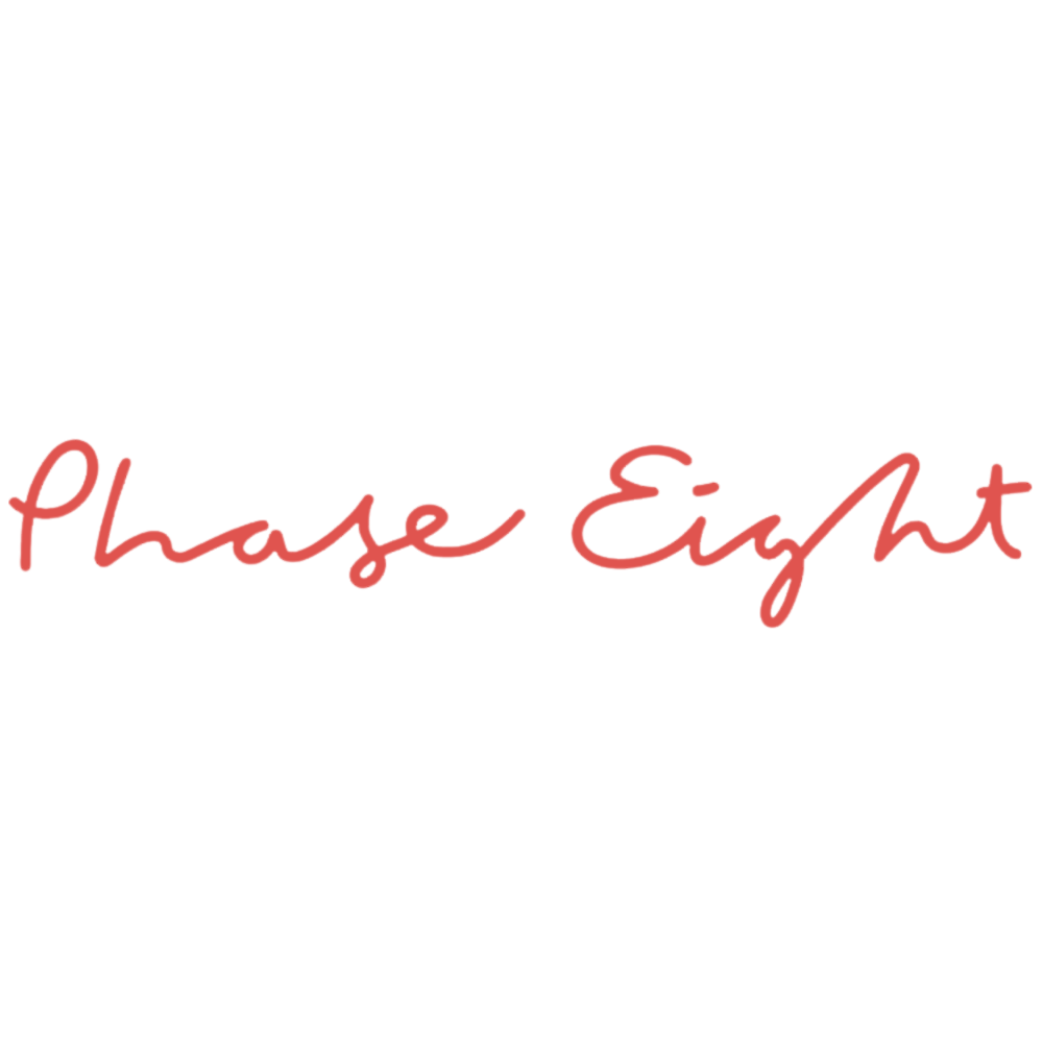 Phase Eight logo in red