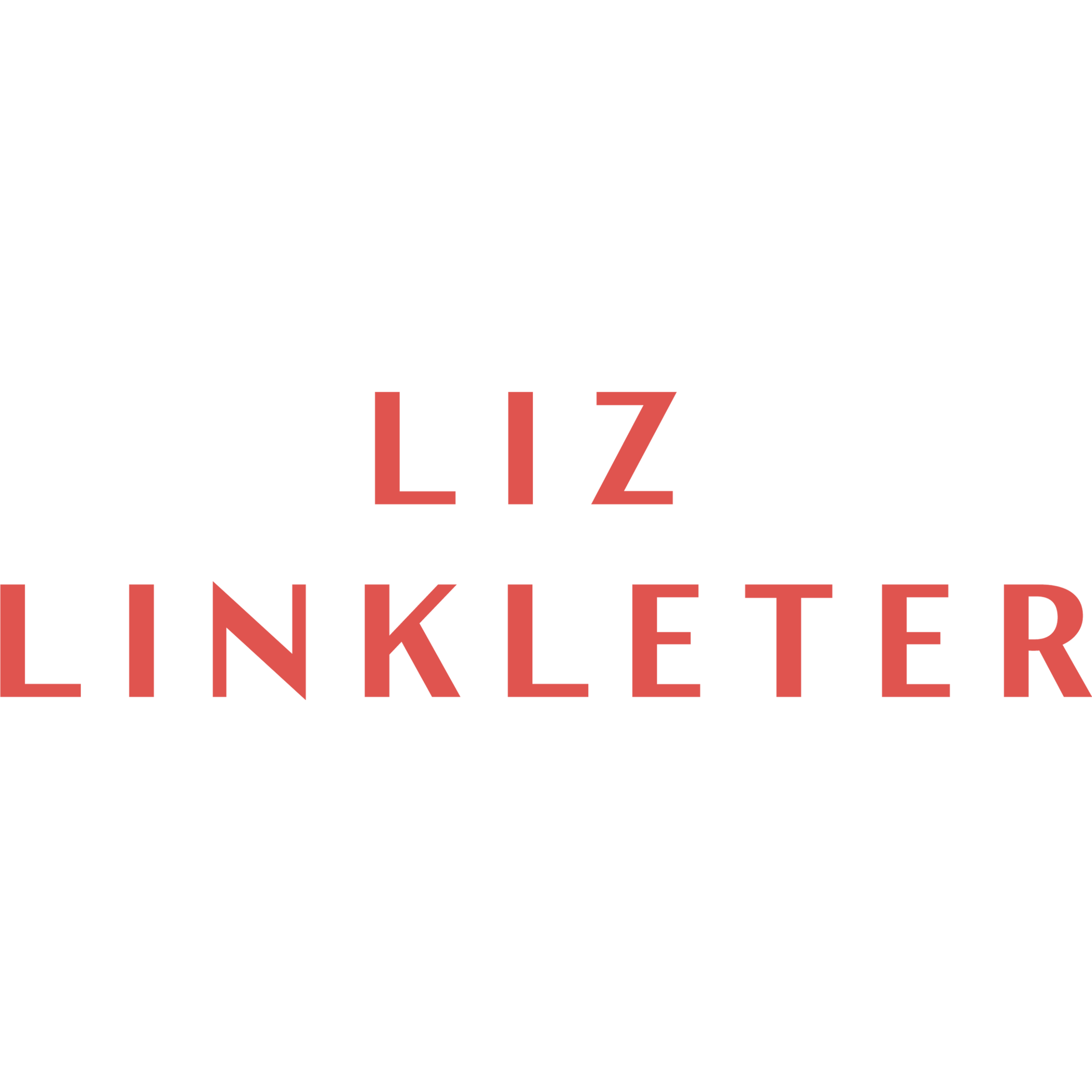 Liz Linkleter logo in red