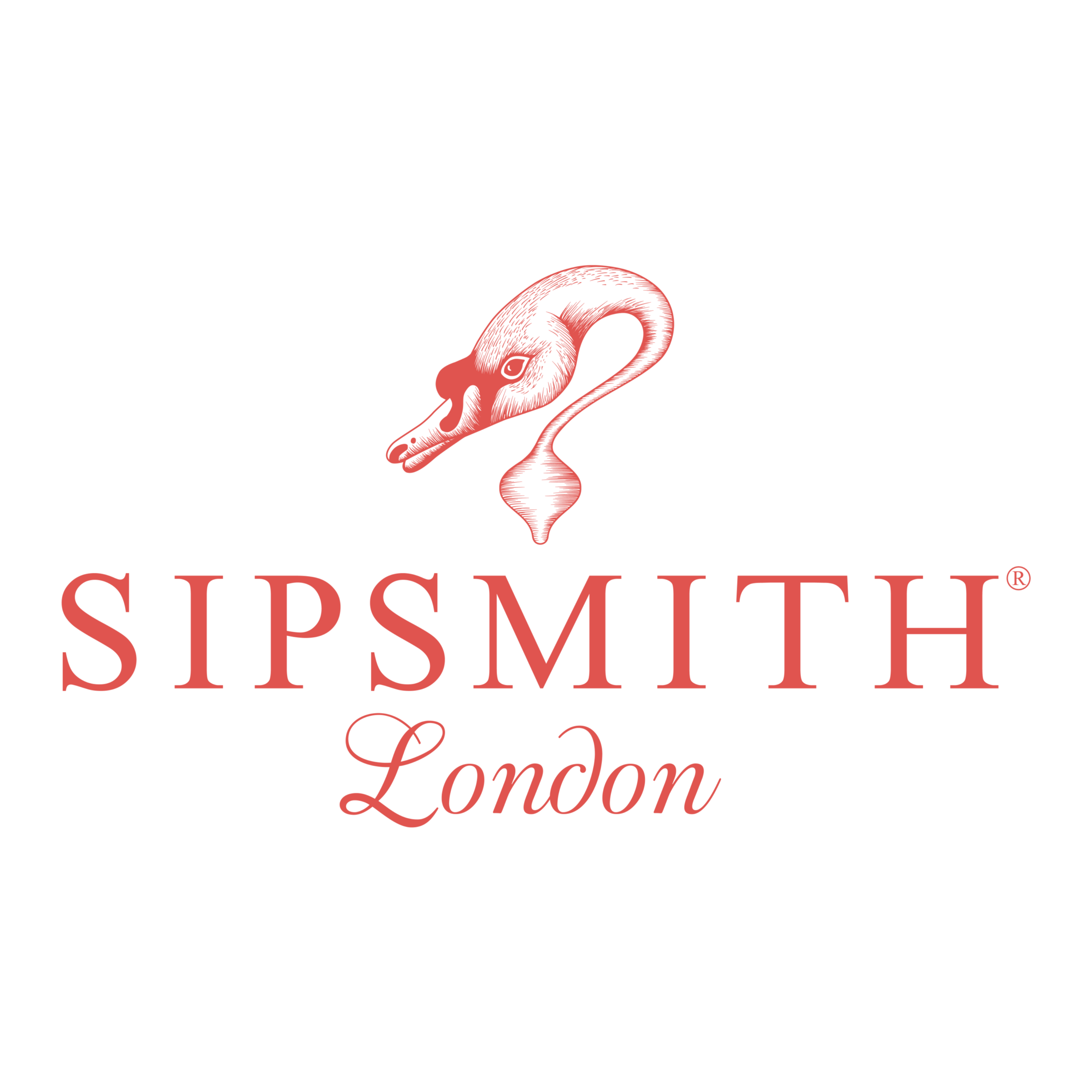 Sipsmith London logo in red