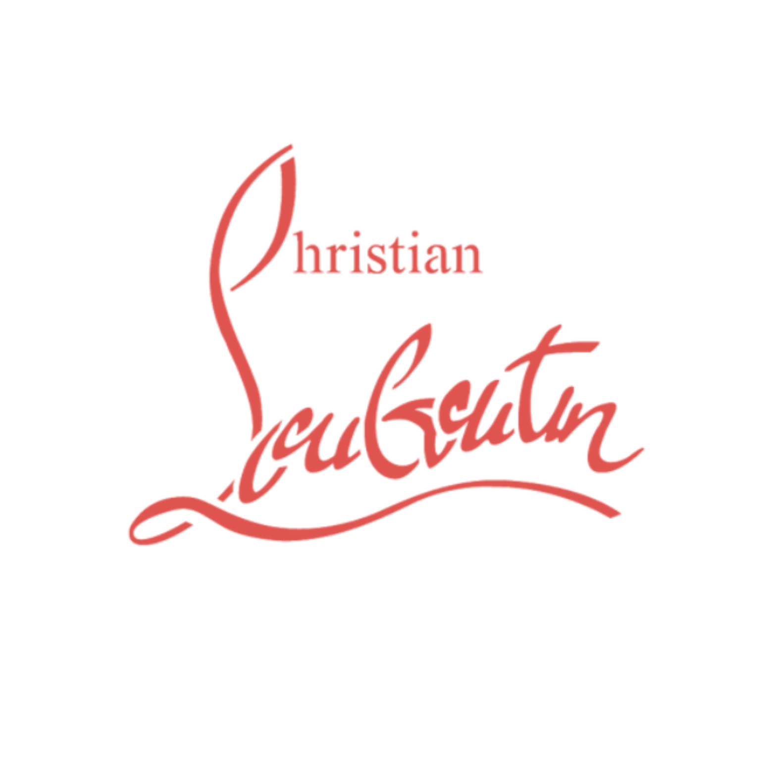 Christian Louboutin logo in Red